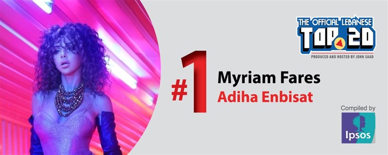 Lebanese singer Myriam Fares Leads OLT20 This week 